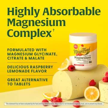 MegaFood Relax + Calm Magnesium Powder - Raspberry Lemonade