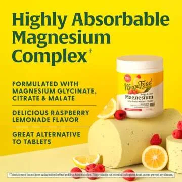 MegaFood Relax + Calm Magnesium Powder - Raspberry Lemonade