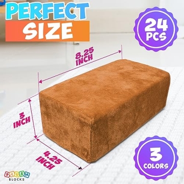 Plush Blocks - Premium Soft Foam Building Block Set for Kids