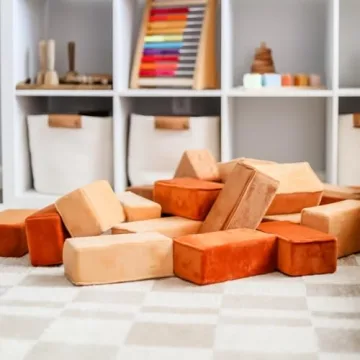 Plush Blocks - Premium Soft Foam Building Block Set for Kids