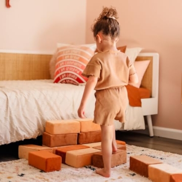 Plush Blocks - Premium Soft Foam Building Block Set for Kids