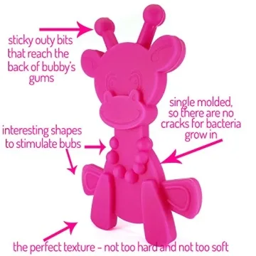 Little Bambam Giraffe Teether Perfect for Teething Infants