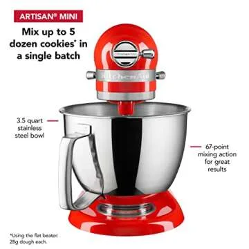 KitchenAid Artisan Mini Stand Mixer - Compact and Powerful