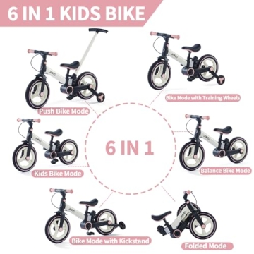 Versatile JMMD Toddler Bike for Kids 18-60 Months, 6-in-1