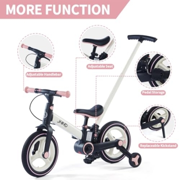 Versatile JMMD Toddler Bike for Kids 18-60 Months, 6-in-1