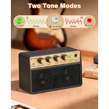 10W Mini Electric Guitar Amplifier for Home or Travel