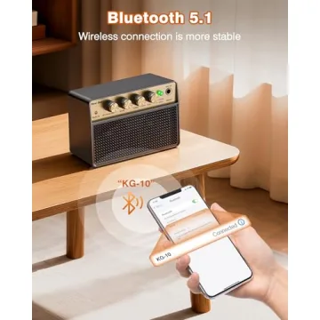 10W Mini Electric Guitar Amplifier for Home or Travel