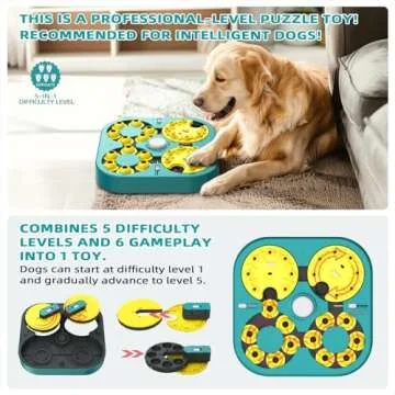 KADTC Advanced Dog Puzzle Toy for Intelligent Playtime