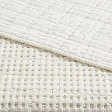 Levtex Home Mills Waffle Quilt Set - King Size Luxury