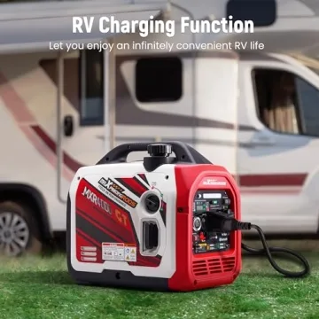 Powerful 4000 Watt Dual Fuel Generator with Bluetooth Control
