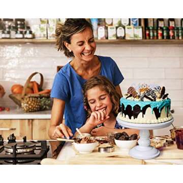 12 inch White Wooden Cake Stand - for All Occasions, Weddings, Christenings Birthday Parties