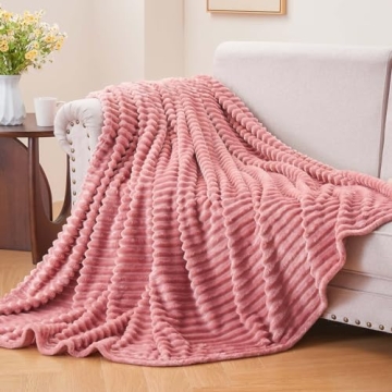 Soft BEDELITE Fleece Blanket for Couch and Bed