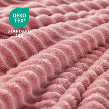 Soft BEDELITE Fleece Blanket for Couch and Bed