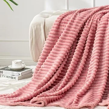 Soft BEDELITE Fleece Blanket for Couch and Bed
