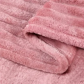 Soft BEDELITE Fleece Blanket for Couch and Bed