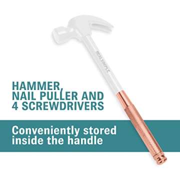 6-in-1 Hammer and Multi Tool Set for Home Improvement