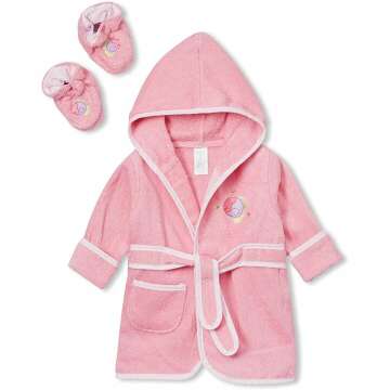 Spasilk Baby Hooded Terry Bathrobe with Booties