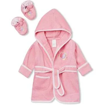 Spasilk Baby Hooded Terry Bathrobe with Booties