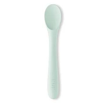 NUK Silicone Baby Spoons, Durable Silicone Material, Easy to Hold & Feed, Dishwasher-Safe, BPA-Free, Pack of 3