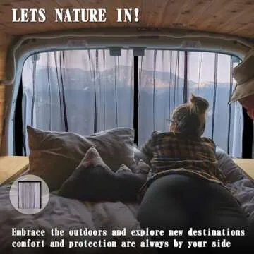 ZATOOTO Magnetic Bug Screen for Van Rear Doors