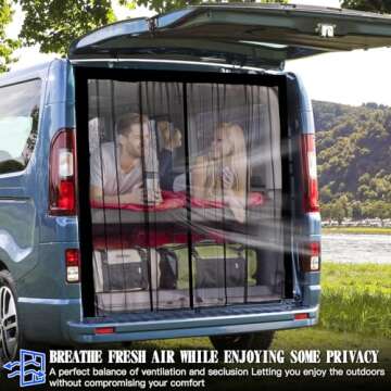 ZATOOTO Magnetic Bug Screen for Van Rear Doors