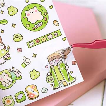 MAXLEAF 2pcs Stainless Tweezers Straight Curved Tweezers for Stickers Eyelash Extensions Precision Electronics Nail Rhinestone Jewelry, Scrapbooking Tools (Purple)