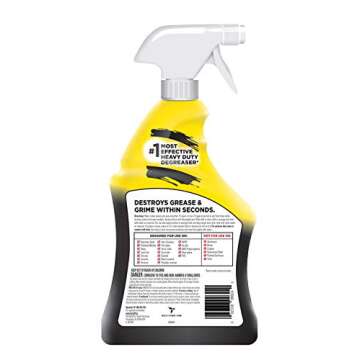 Easy-Off Heavy Duty Degreaser Cleaner Spray, Kitchen Degreaser, 32 Oz