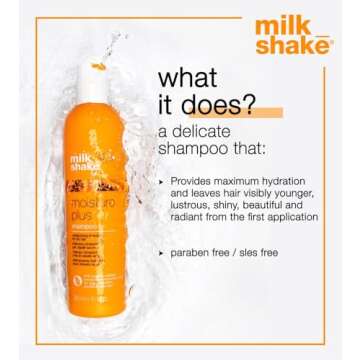 milk_shake Moisture Plus Shampoo, 10.1 Fl Oz (Pack of 1)