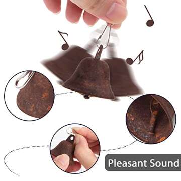 MCPINKY Rusty Craft Bells - Vintage Decor for Any Occasion
