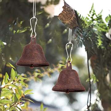 MCPINKY Rusty Craft Bells - Vintage Decor for Any Occasion