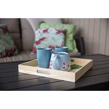 Wooden Living Trays for Montessori & Home Decor