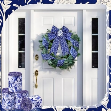 Lyrow Wired Chinoiserie Ribbon - Elegant Floral Ribbons