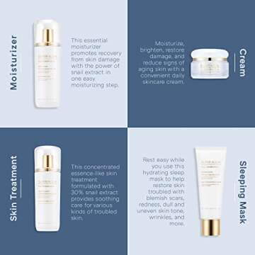 MISSHA Super Aqua Cell Renew Snail Cream 52ml- Anti-aging and brightening formula with 65% snail slime extract providing premium solution to damaged skin