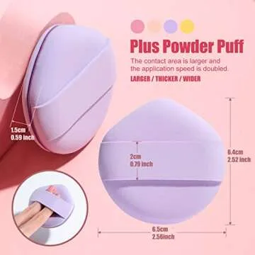 Foundation Sponge BS-MALL Blender Sponge for Liquid, Cream, and Powder, Multi-colored Makeup Sponges Pack of 4