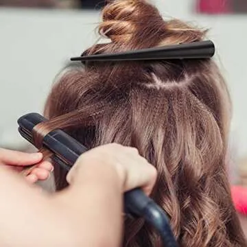 Large Long Alligator Hair Clips for Styling Salon Sectioning, GLAMFIELDS 5 inch Rust-Proof Durable Non-Slip Duckbill Metal Clips for Women Thick and Thin Hair (6 Pack) Black