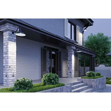 Stylish 17in Gooseneck Barn Light Fixture for Outdoors