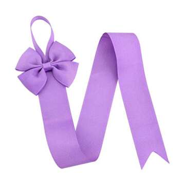 12PCS Colorful Hair Bow Holder Organizer for Girls and Women