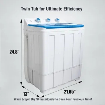 Compact Clickoods Portable Washing Machine - Ideal for Small Spaces