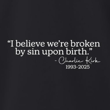 Broken by Sin Quote Vintage Tee American Pride Mens Long Sleeve Shirt