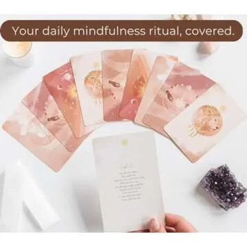 THE MINDFUL COLLECTIVE Positive Affirmation Cards for Women - 36 Daily Affirmations for Women. Motivational Mindfulness Cards, Inspirational Self Care Spiritual Gifts for Astrology, Zodiac