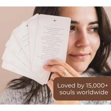 THE MINDFUL COLLECTIVE Positive Affirmation Cards for Women - 36 Daily Affirmations for Women. Motivational Mindfulness Cards, Inspirational Self Care Spiritual Gifts for Astrology, Zodiac