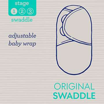 SwaddleMe Original Swaddle 3-Pack for Newborns Comfort