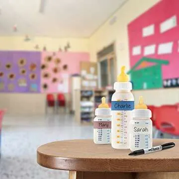 ChromaLabel 1 Inch Colored Masking Tape, Ideal Fun Tape for Kids, Clean Remove Labeling Tape, 500 Inch Roll (13.88 Yards), White Decorative Masking Tape