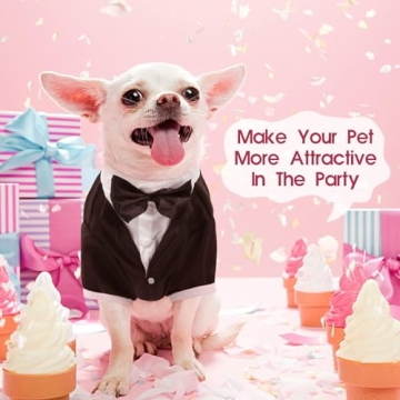 Stylish Kuoser Dog Tuxedo for Weddings and Parties
