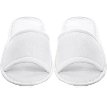 Frcctre Disposable Slippers, Comfortable Cotton Spa Slippers