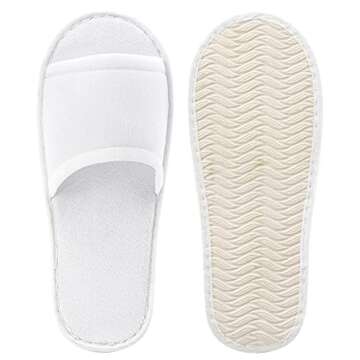 Frcctre Disposable Slippers, Comfortable Cotton Spa Slippers