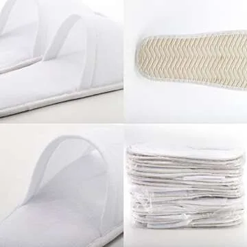 Frcctre Disposable Slippers, Comfortable Cotton Spa Slippers