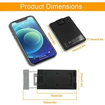 GreatLPT Clip-On Selfie Light with 60 LED and 2000mAh Battery