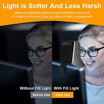 GreatLPT Clip-On Selfie Light with 60 LED and 2000mAh Battery