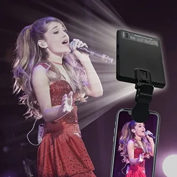 GreatLPT Clip-On Selfie Light with 60 LED and 2000mAh Battery